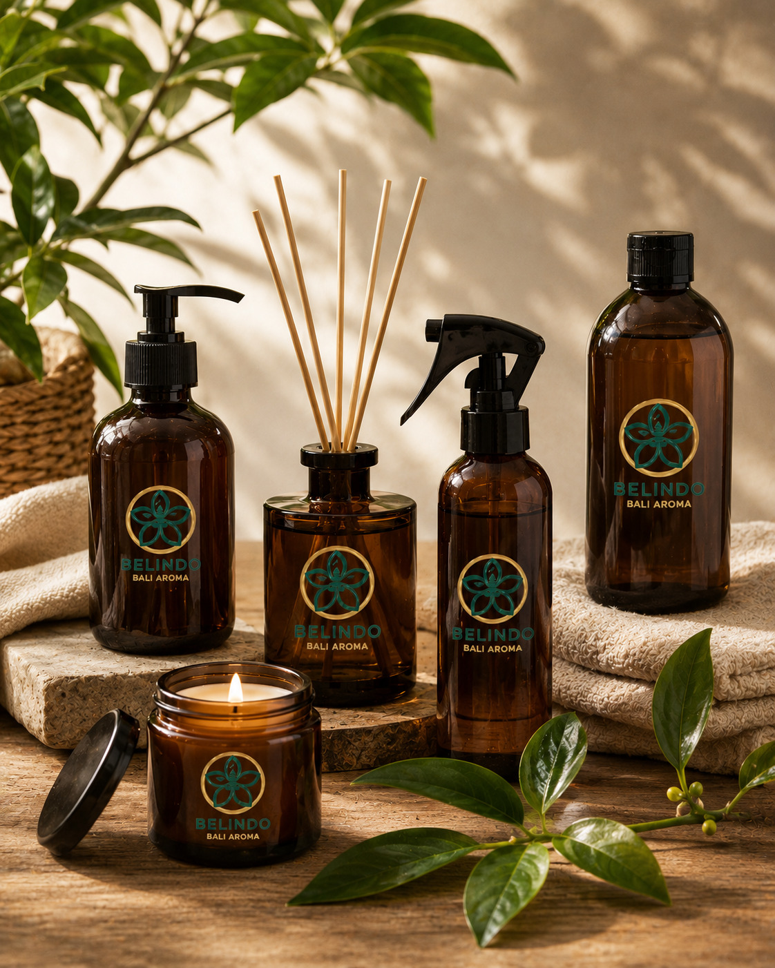 Reed diffuser and aromatherapy oils